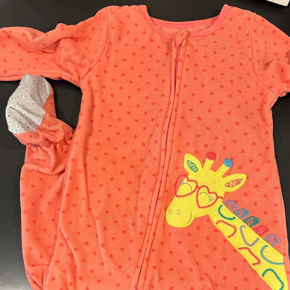 Set of 5 Fleece Footie Zip Up Jammies, Size 2T - Picture 6 of 6